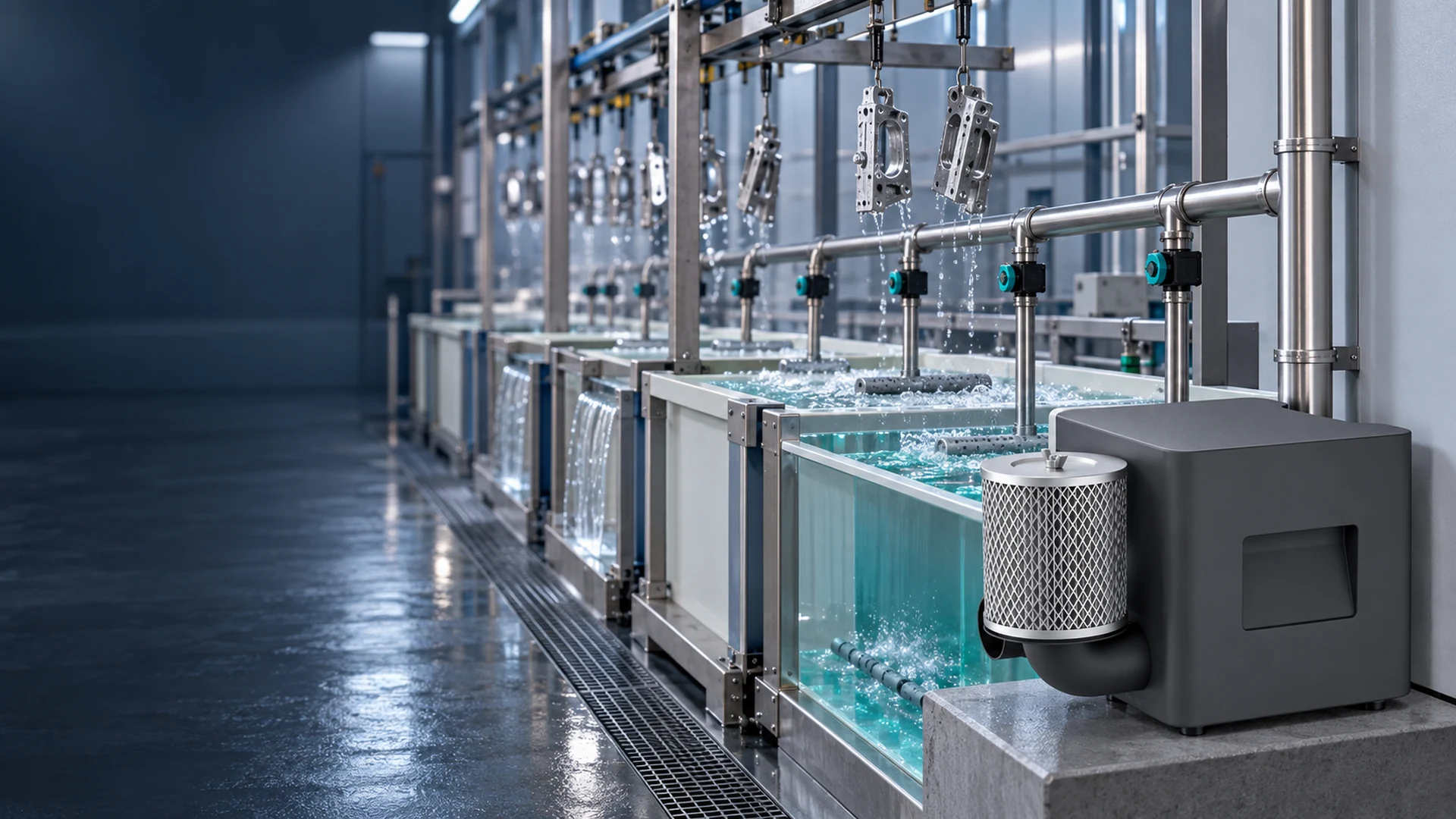 Air Supply in Electroplating and Surface-Treatment Lines