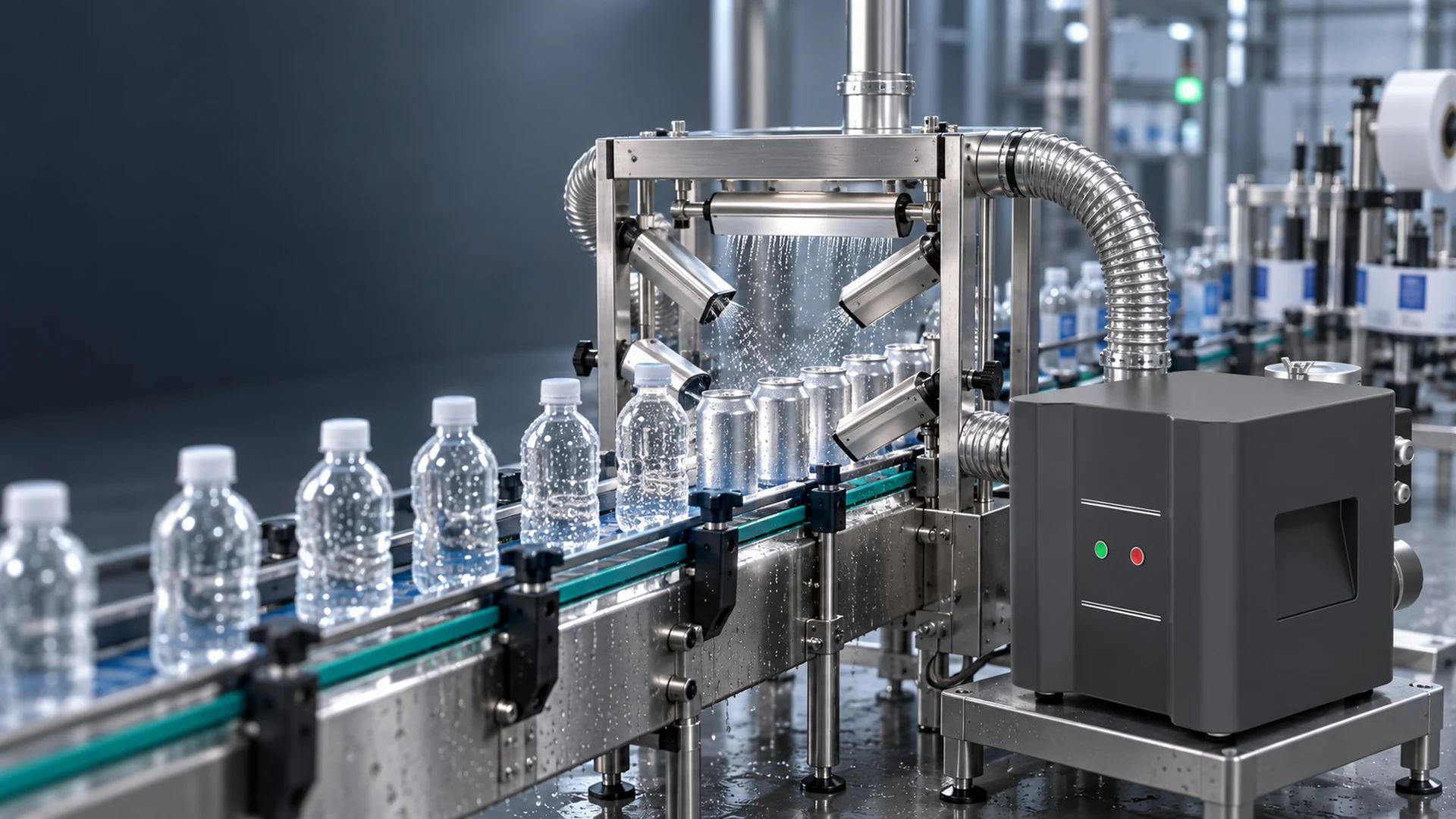 Drying Containers and Packaging with Industrial Air Knives