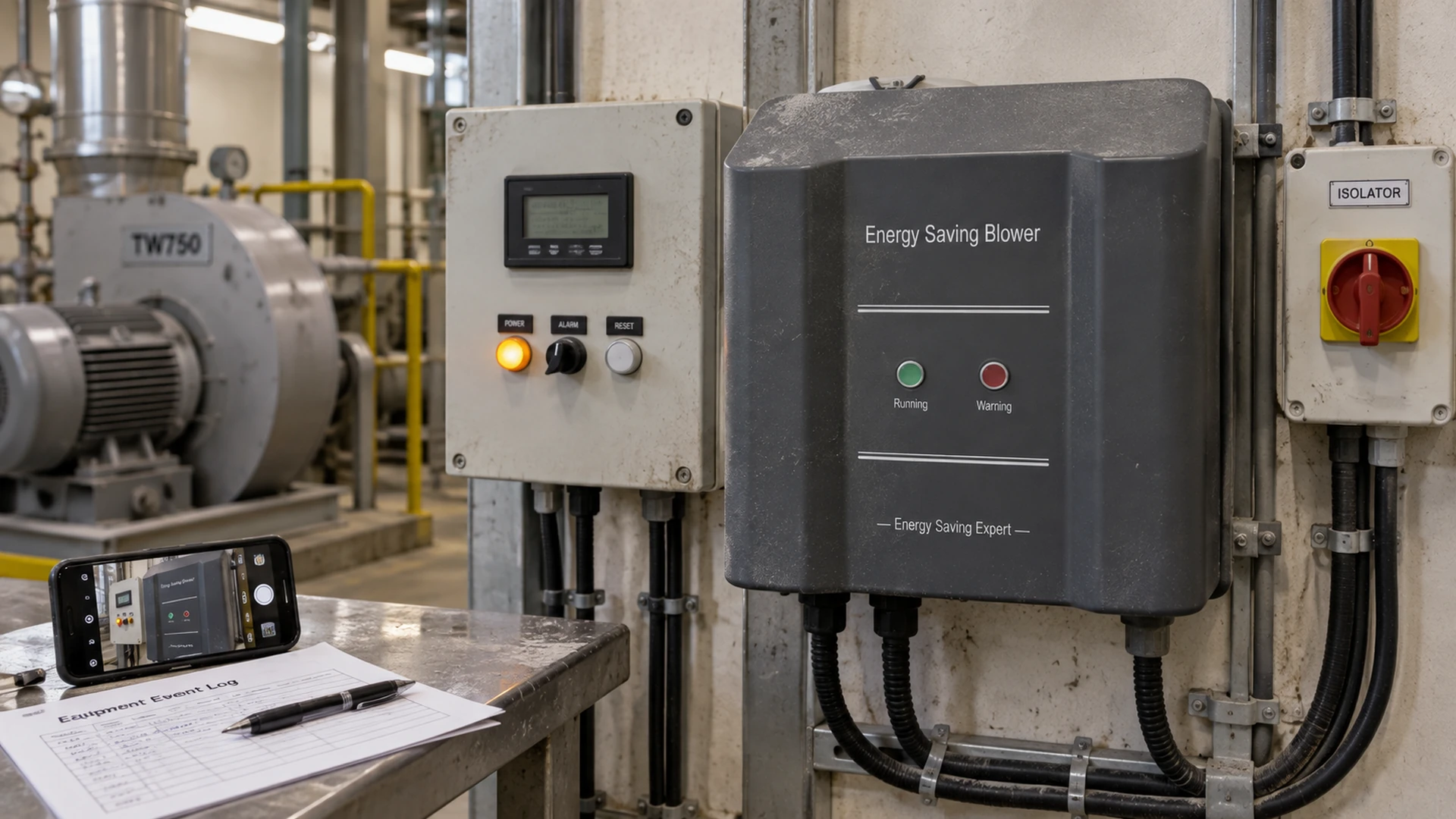 Responding to a Blower Alarm Without Losing Diagnostic Evidence