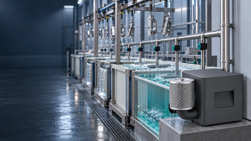Air Supply in Electroplating and Surface-Treatment Lines