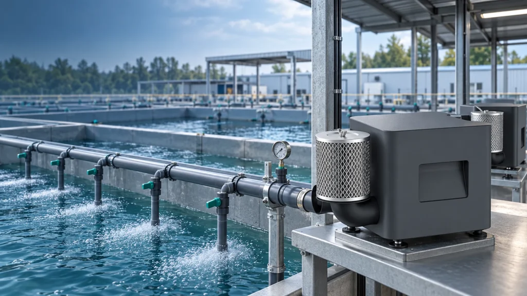 Choosing an Air Supply for Aquaculture Aeration