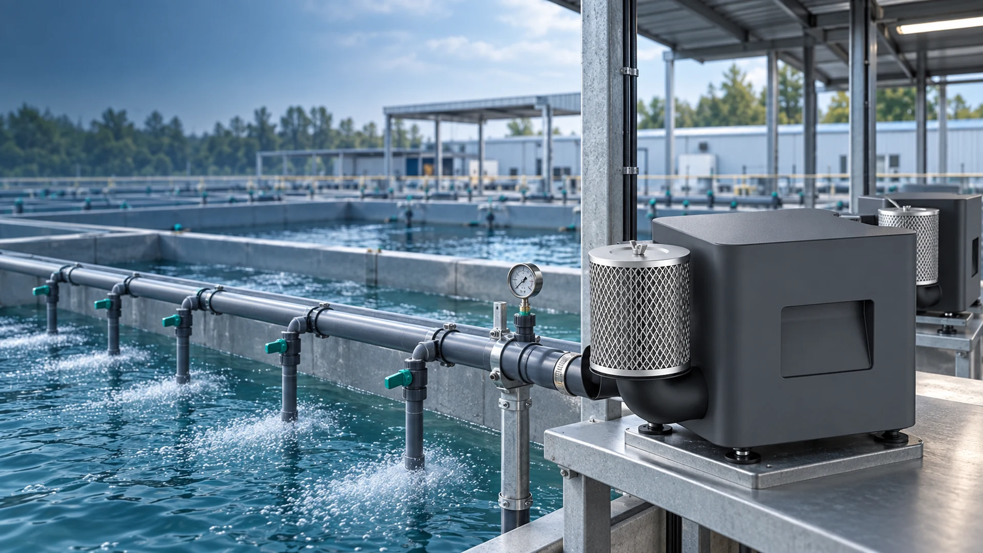 Choosing an Air Supply for Aquaculture Aeration